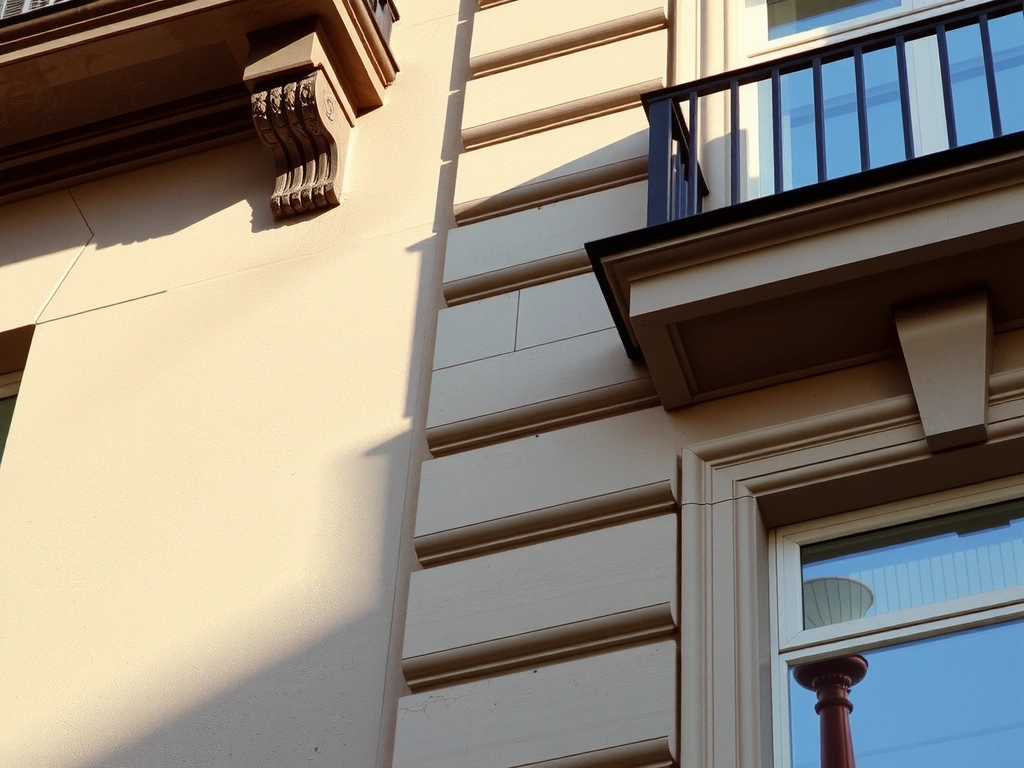 Façade haussmannienne reflet écran